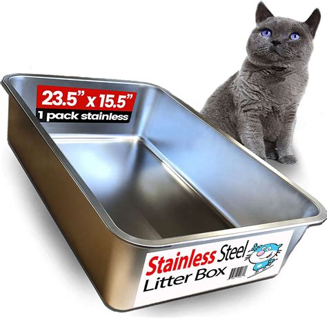 stainless steel kitty litter boxes